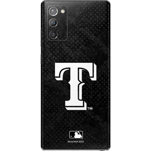 MLB Texas Rangers Jays Dark Wash Galaxy Note20 5G Skin